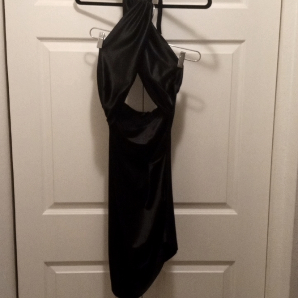 Halter mini dress